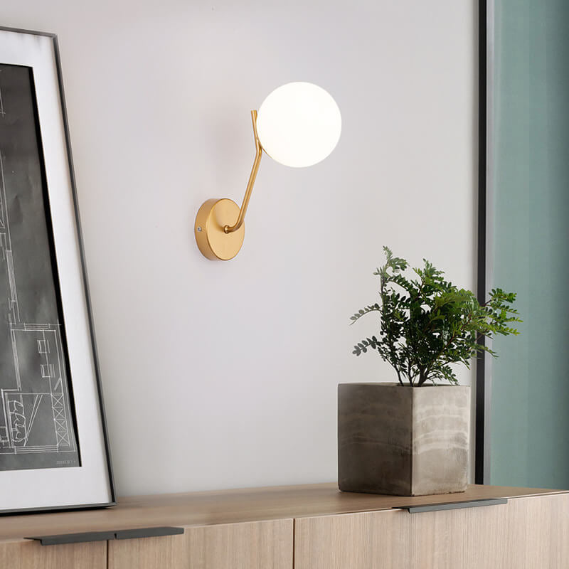 GlobeLux - Stijlvolle wandlamp met glazen bolkap | Sfeervolle en moderne verlichting