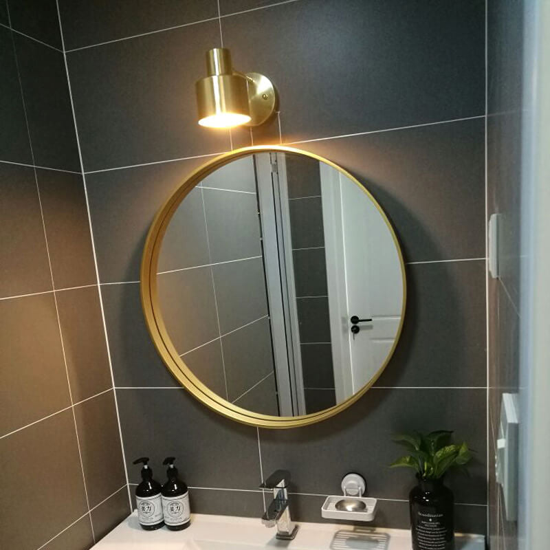 LuxiGold - Minimalistische gouden metalen wandlamp | Scandinavische kolomverlichting voor een modern interieur
