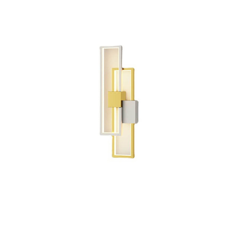 SilQube - Creatieve minimalistische LED-wandlamp met vierkant frame van ijzer en siliconen | Modern design voor sfeervolle verlichting