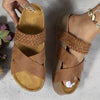 Kruisband Sleehak-Sandalen voor Dames – Elegante Zomerschoenen met Comfort
