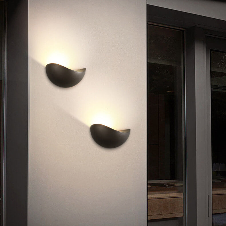 HaloLite - Minimalistische Halfronde Aluminium LED Wandlamp | Creatieve Verlichting