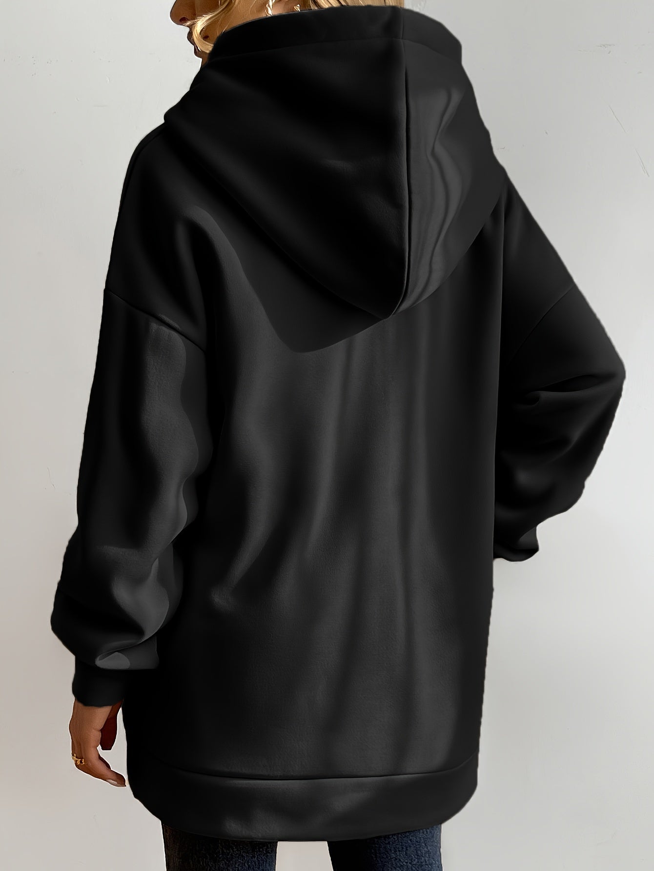 Delora Comfort - Extreem Comfortabele Lange Zip-up Pluche Hoodie met Capuchon voor Dames