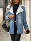 Isabella - Stijlvolle Dames Denimjas met Fleece Voering | Warm en Trendy