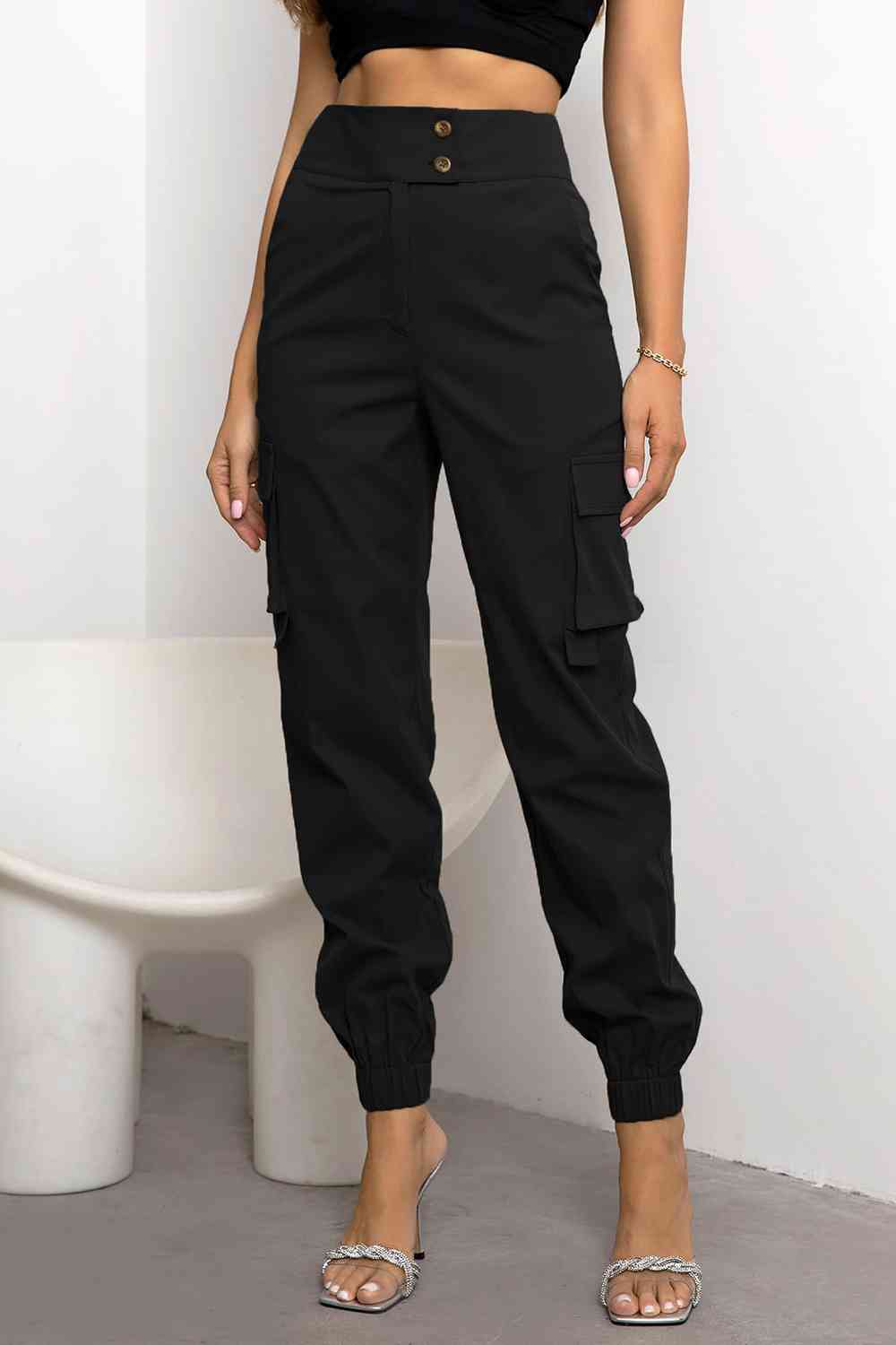 Valeria - Hoge Taille Cargo Broek | Comfortabele en Stijlvolle Damesbroek