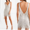 ChicVibe Slip Jurk | Verleidelijke V-Hals Jurk voor Een Stijlvolle Look