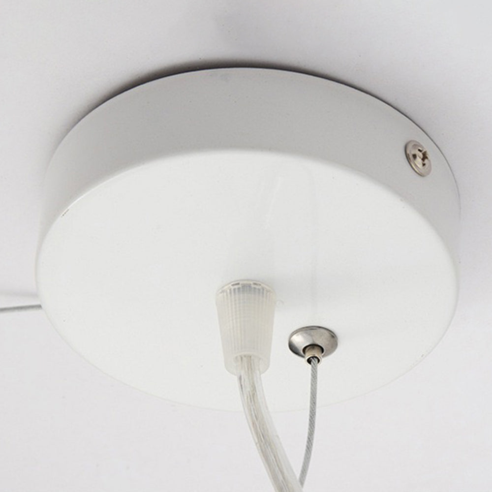 CloudLuxe Design LED Hanglamp - Witte Wolkvormige Lamp van PVC en Katoen voor Slaapkamer en Woonkamer