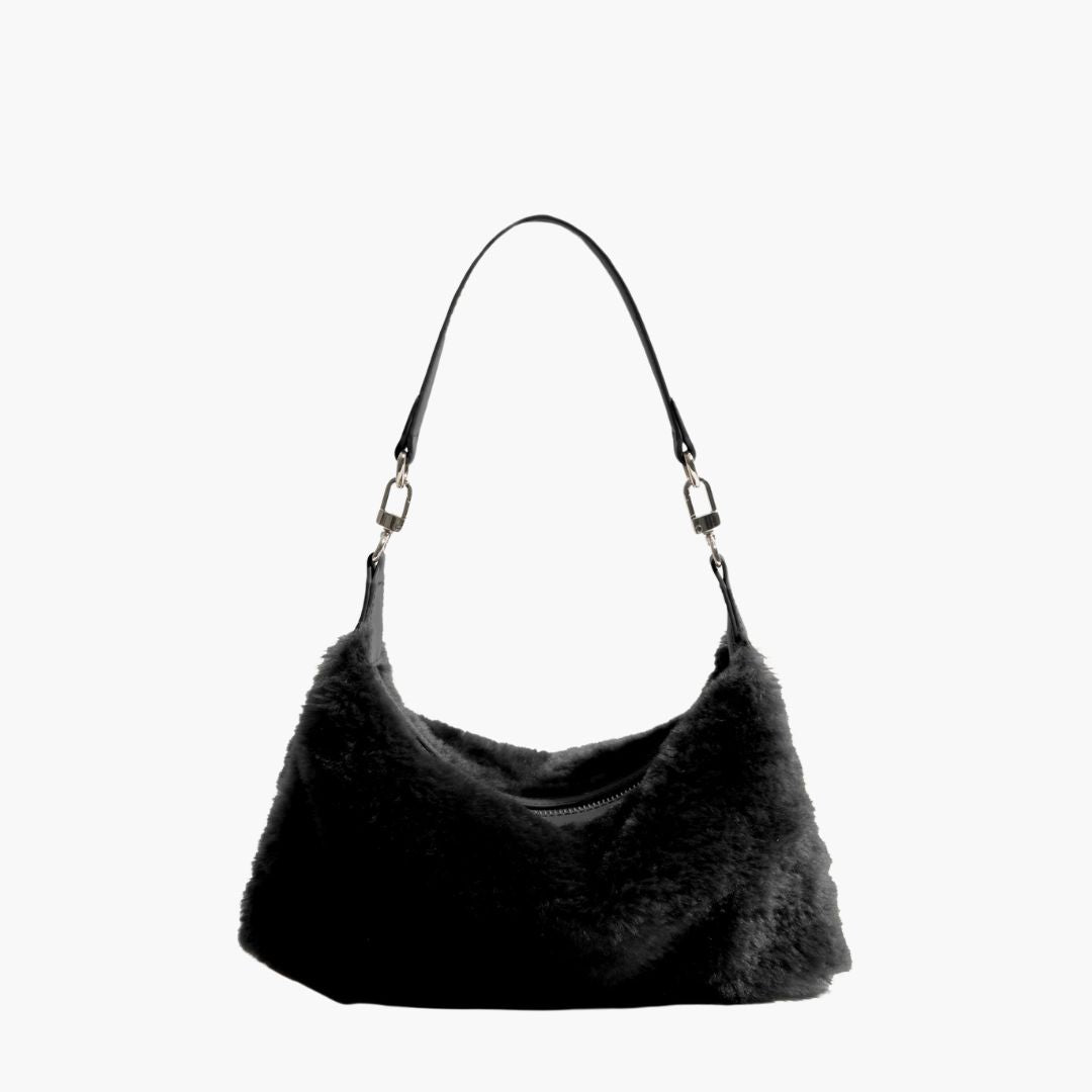 Serina Schultasche aus Kunstpelz