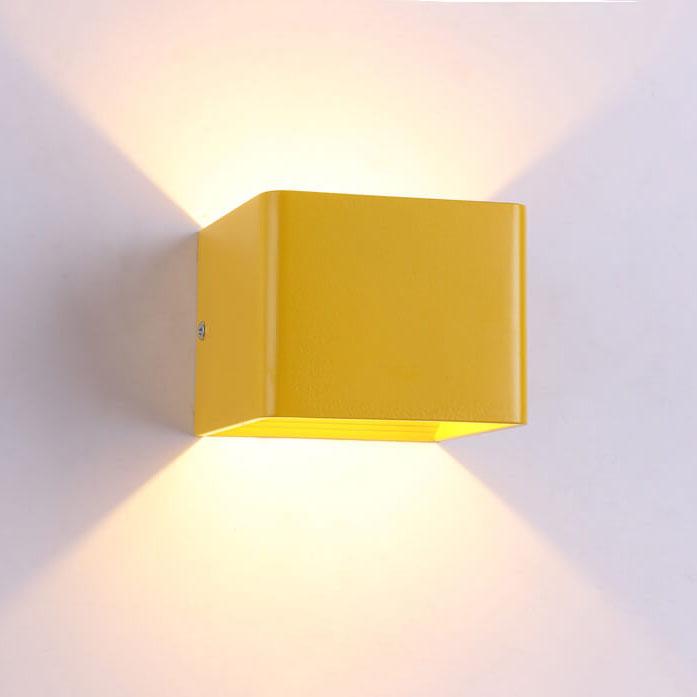 LuxeGlans - Moderne Vierkante LED-Wandlampen van Aluminium
