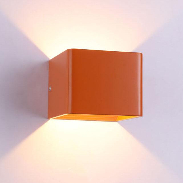 LuxeGlans - Moderne Vierkante LED-Wandlampen van Aluminium