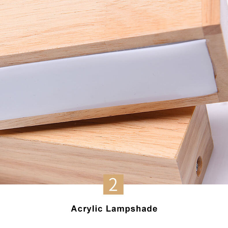 FlexWood - Stijlvolle LED-wandlamp van hout met draaibaar ontwerp en één lichtpunt