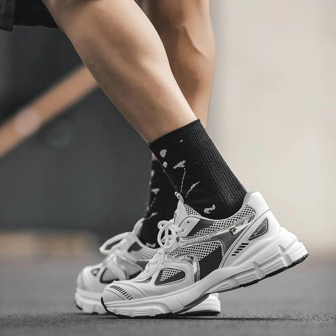 Gerta Sneakers | Dames Schoenen Grijs Wit Herfst