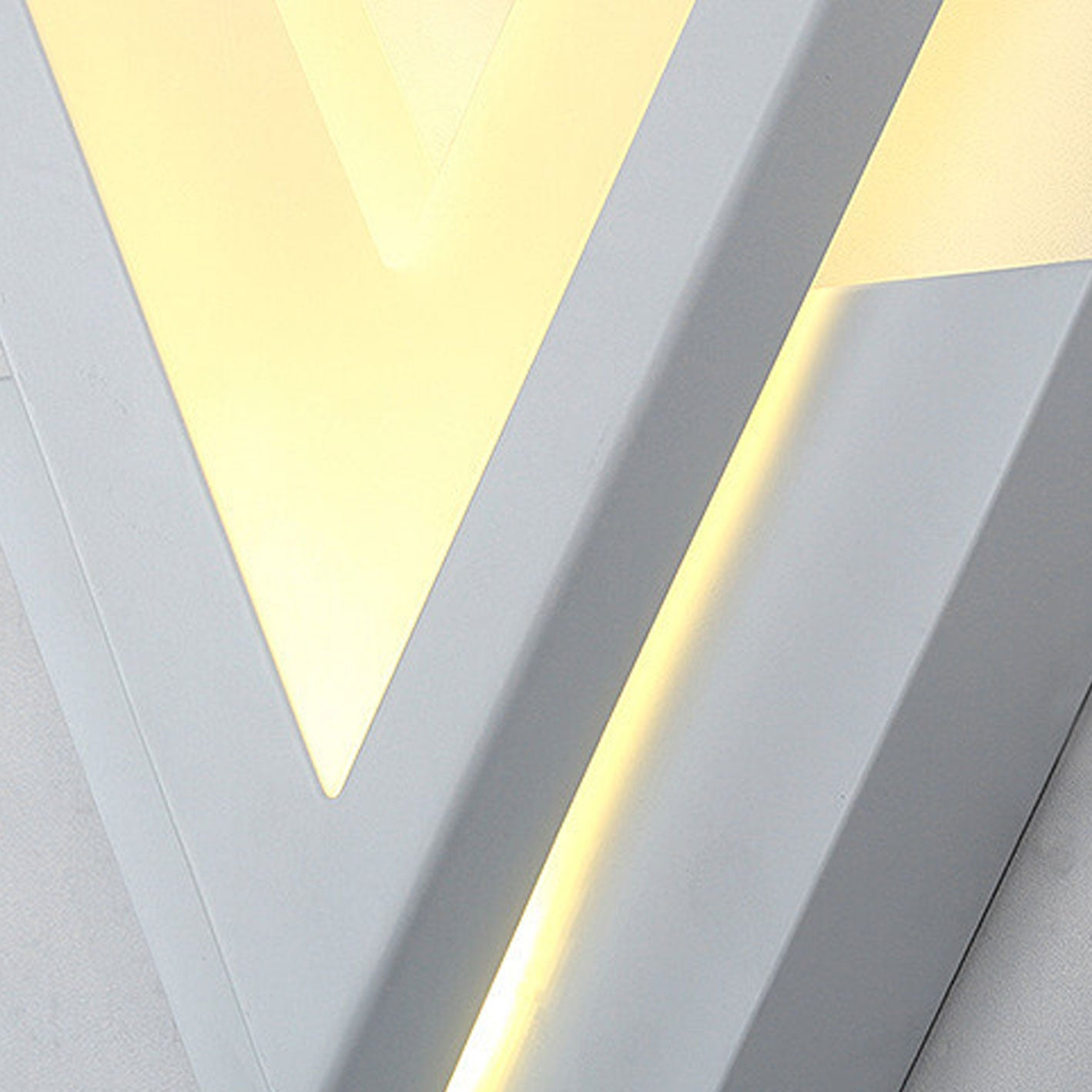 V-Lite - Minimalistische V-vormige LED-wandlamp | Creatieve en moderne verlichting