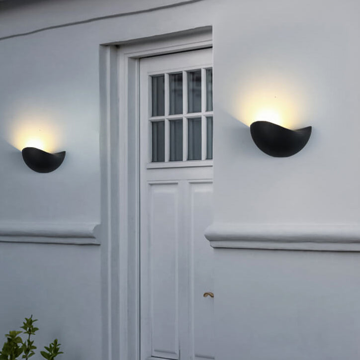 HaloLite - Minimalistische Halfronde Aluminium LED Wandlamp | Creatieve Verlichting