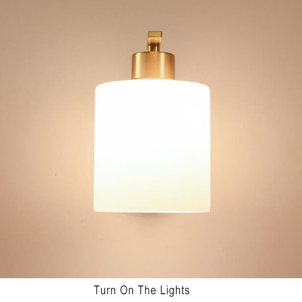 GlowCylindro - Moderne glazen wandlamp met cilindrisch ontwerp