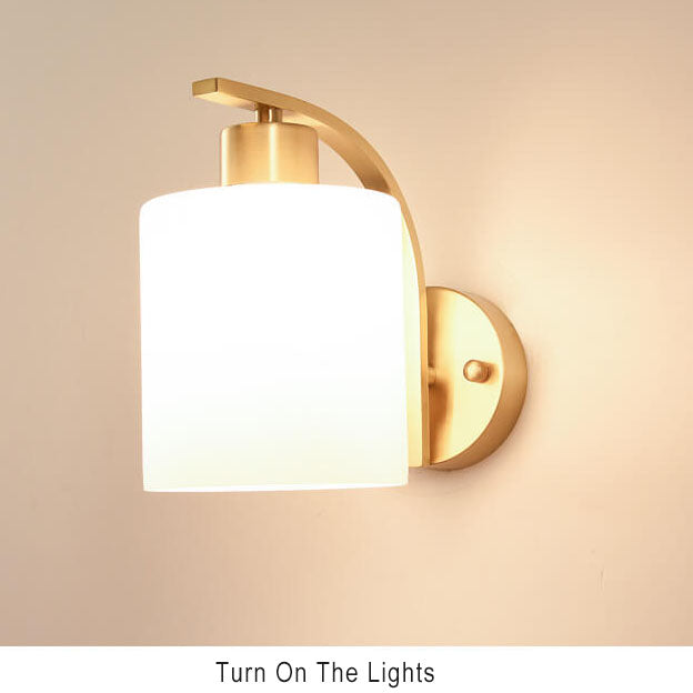 GlowCylindro - Moderne glazen wandlamp met cilindrisch ontwerp