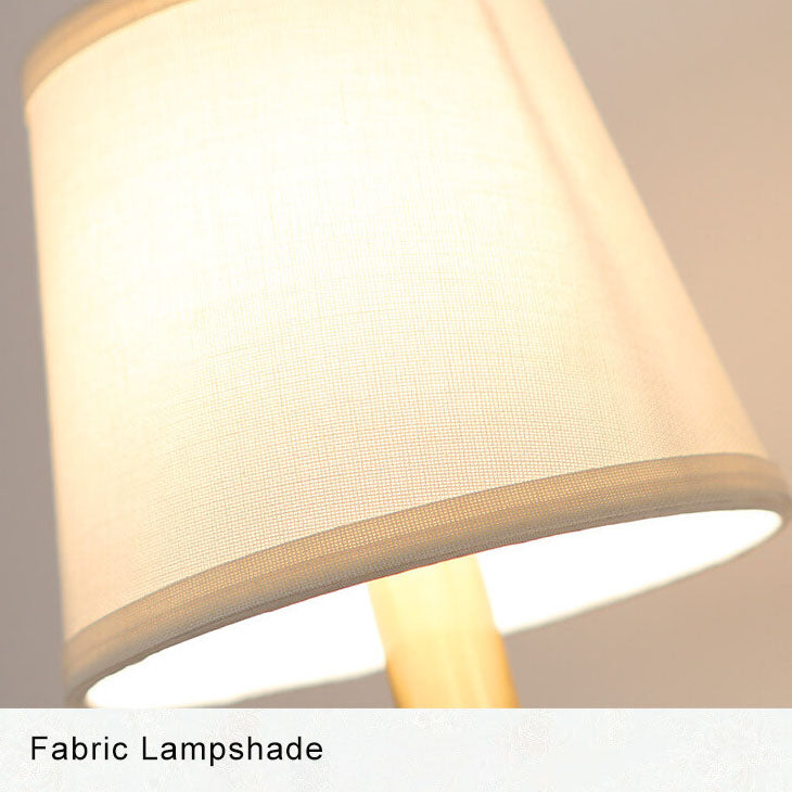 FloraLight - Wandlamp met één arm en stoffen kap met plantenmotief
