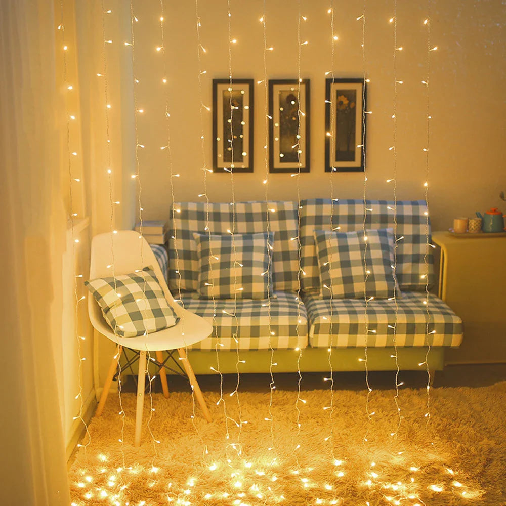 StarGlowCurtain - Buiten Lichtslinger voor Sfeervolle Verlichting