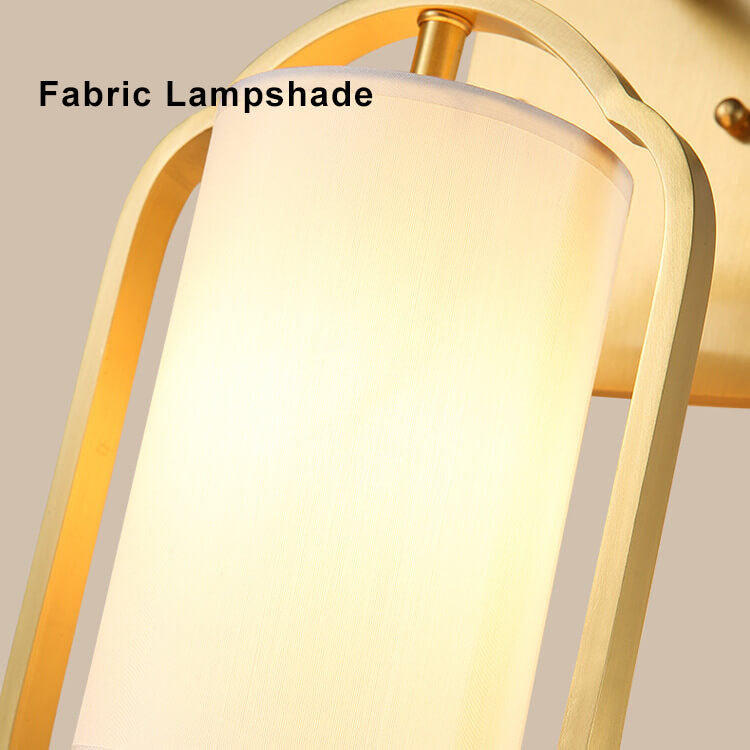 SfeerLicht - Moderne stoffen wandlamp met één lichtpunt in Chinese stijl