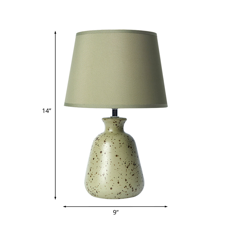 Rustieke Keramische Leeslamp - Stijlvolle 3-Pomp Tafellamp voor Nachtkastje en Woonkamer