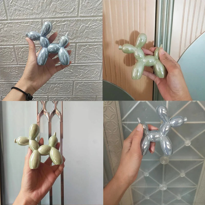 FluffyHond - Moderne Ballon Hond Sculptuur voor Interieurdecoratie