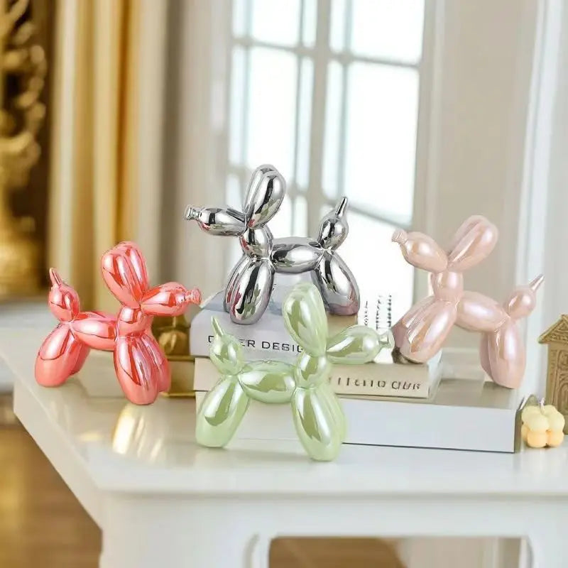 FluffyHond - Moderne Ballon Hond Sculptuur voor Interieurdecoratie