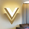 V-Lite - Minimalistische V-vormige LED-wandlamp | Creatieve en moderne verlichting