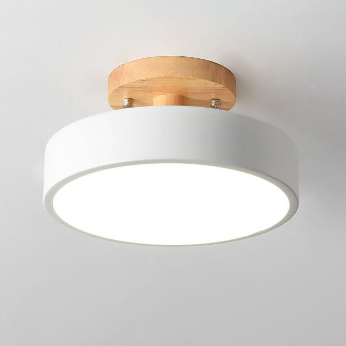 ScandiLuxe Ronde LED Half-Inbouw Plafondlamp - Modern Design en Energiezuinige Verlichting