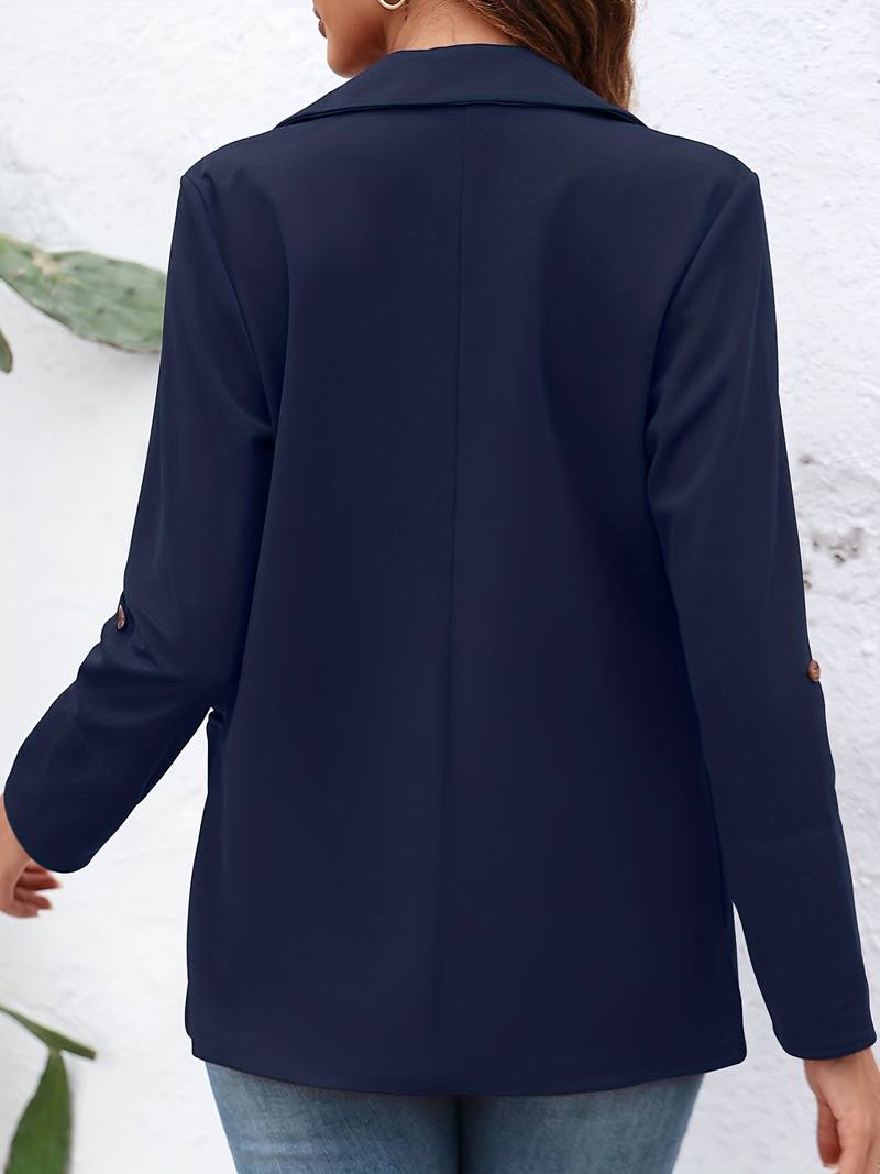Elena – Casual Blazer met Open Voorzijde voor Dames | Stijlvol en Comfortabel