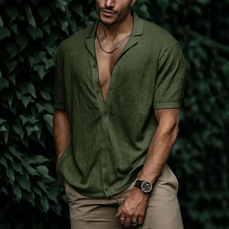 Refined Cut and Summer Style – Lightweight Linen Shirt for Men