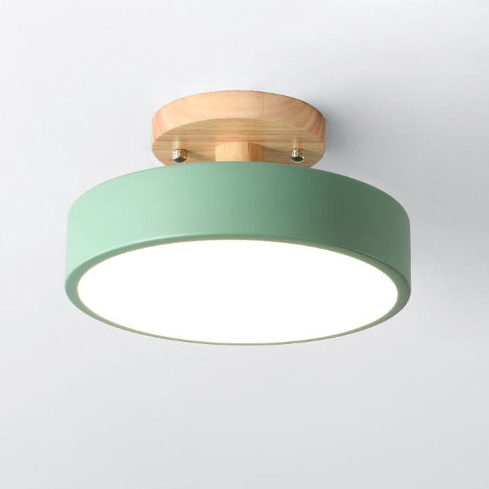 ScandiLuxe Ronde LED Half-Inbouw Plafondlamp - Modern Design en Energiezuinige Verlichting