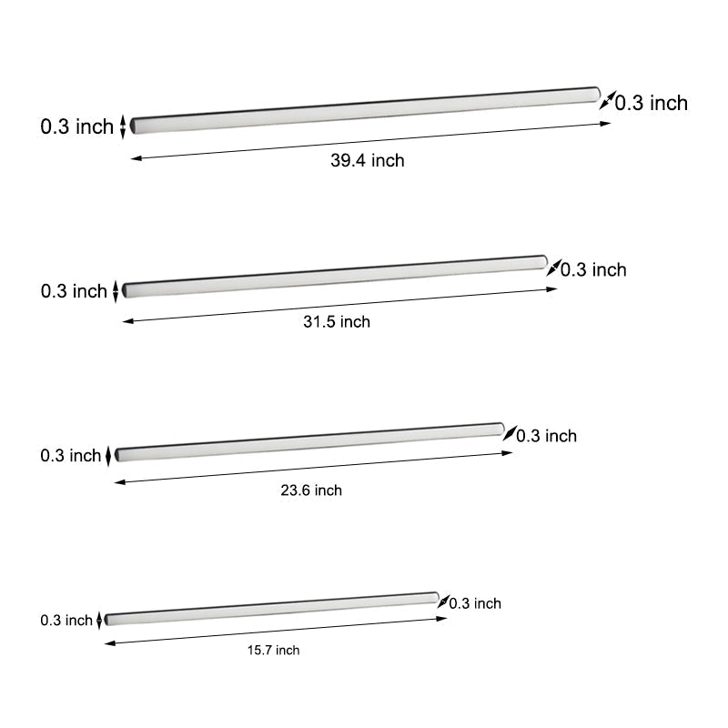 LichtStroken - 6 Stuks Lange 12V LED Opbouw Kastverlichting