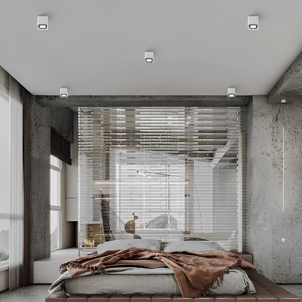 SquareBeam - Vierkante Verstelbare Plafondlamp met Dimbare LED Verlichting in Drie Stappen