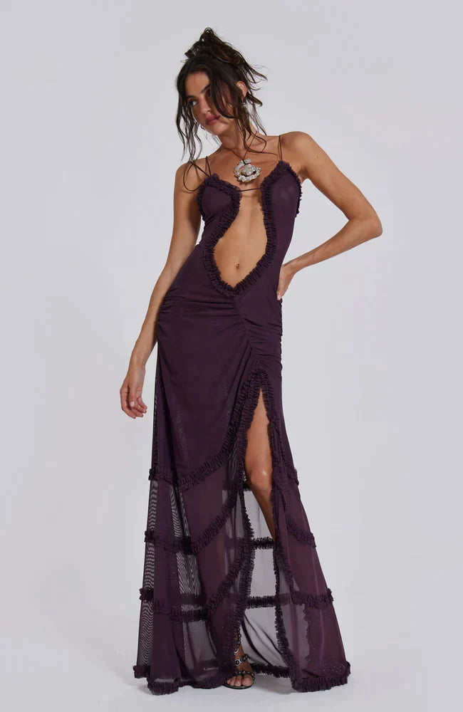 Ella - Stijlvolle Camisole Jurk met Uitsnijdingen voor Dames - Perfect voor Zomerse Dagen
