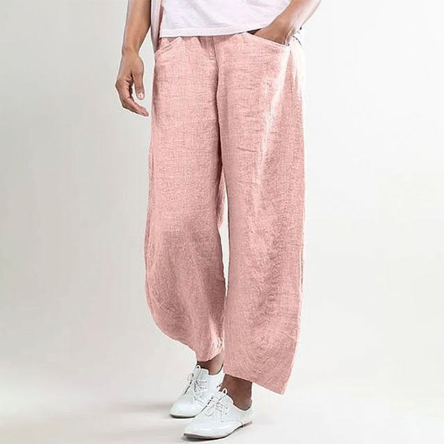 Tasha Comfortabele Zomer Linnenbroek voor Dames | Licht en Ademend
