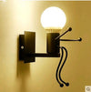 SmeedLux - Smeedijzeren Wandlamp met 1 Licht | Robuust en Stijlvol Ontwerp