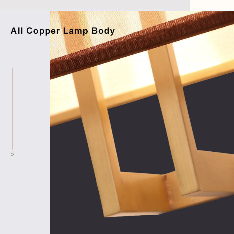LuxeArt - Minimalistische wandlamp met één lichtpunt en stoffen kap geïnspireerd op Chinese elementen