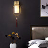 SfeerLicht - Moderne stoffen wandlamp met één lichtpunt in Chinese stijl