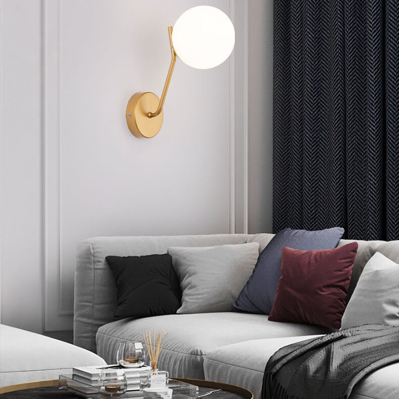 GlobeLux - Stijlvolle wandlamp met glazen bolkap | Sfeervolle en moderne verlichting