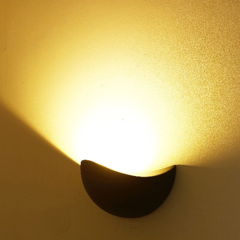 HaloLite - Minimalistische Halfronde Aluminium LED Wandlamp | Creatieve Verlichting