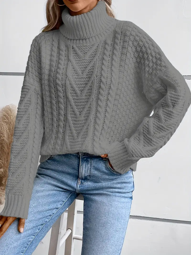 CharlottaClassic - Effen Dames Coltrui - Warmte en Stijl