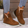 Lara - Warme Dames Pluchen Stiefeletten | Comfortabele Winterlaarzen met Stijl