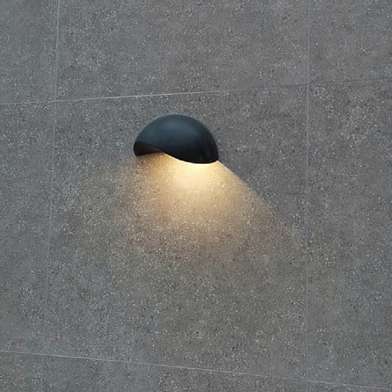 HaloLite - Minimalistische Halfronde Aluminium LED Wandlamp | Creatieve Verlichting