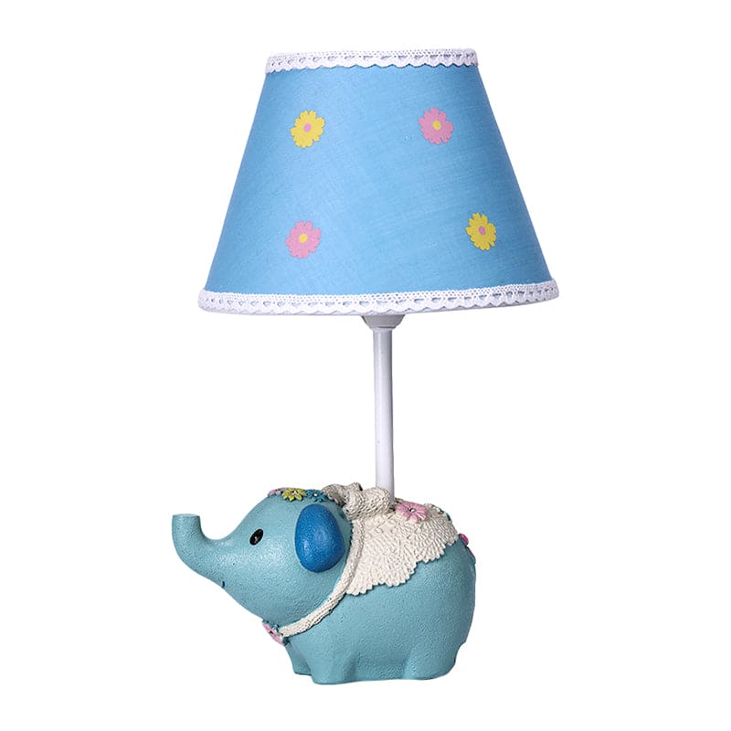 Tafellamp met Bloemenpatroon en Olifantenbasis | Unieke Decoratieve Verlichting voor Woonkamer en Slaapkamer