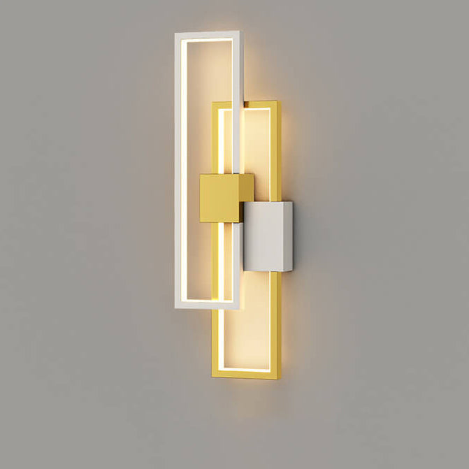 SilQube - Creatieve minimalistische LED-wandlamp met vierkant frame van ijzer en siliconen | Modern design voor sfeervolle verlichting
