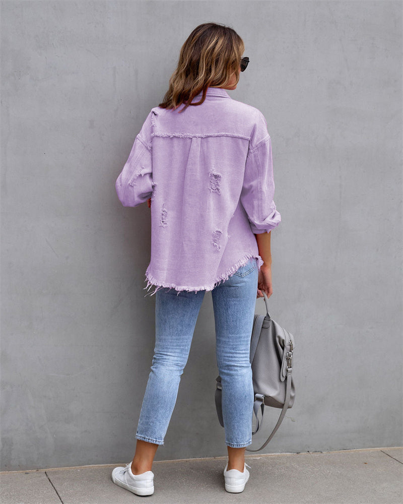 CityEdge - Stijlvol Denim Jasje voor Dame