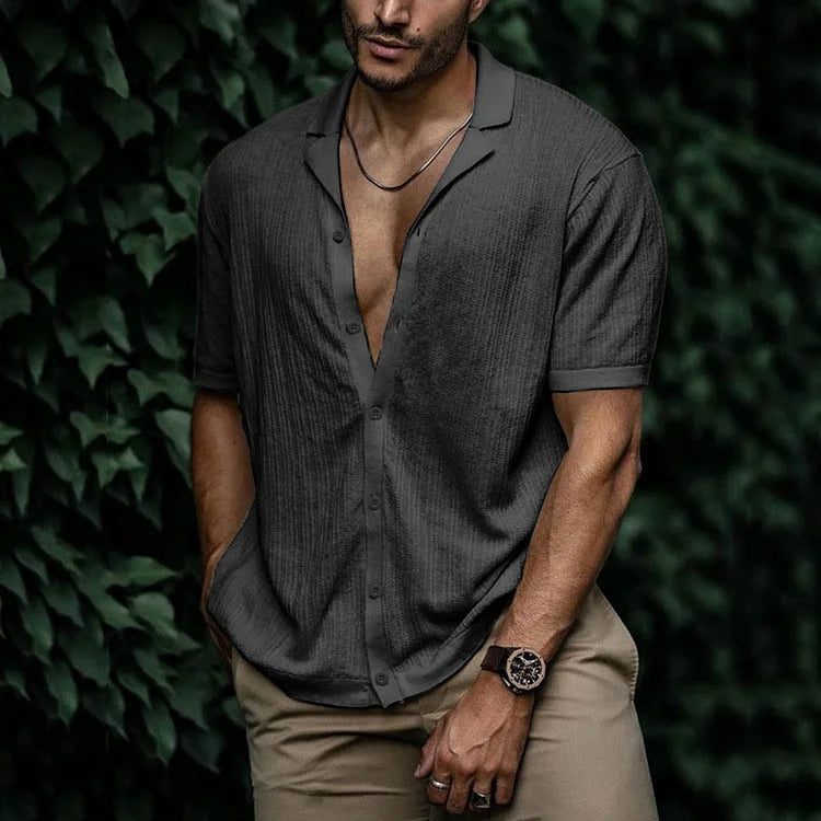 Refined Cut and Summer Style – Lightweight Linen Shirt for Men