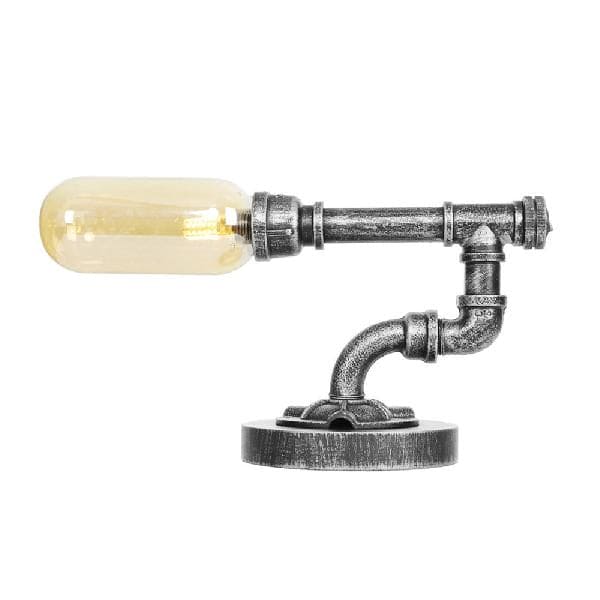 AmberLicht - Klassieke Glazen Tafellamp met Kap | Sfeervolle Verlichting voor Elk Interieur