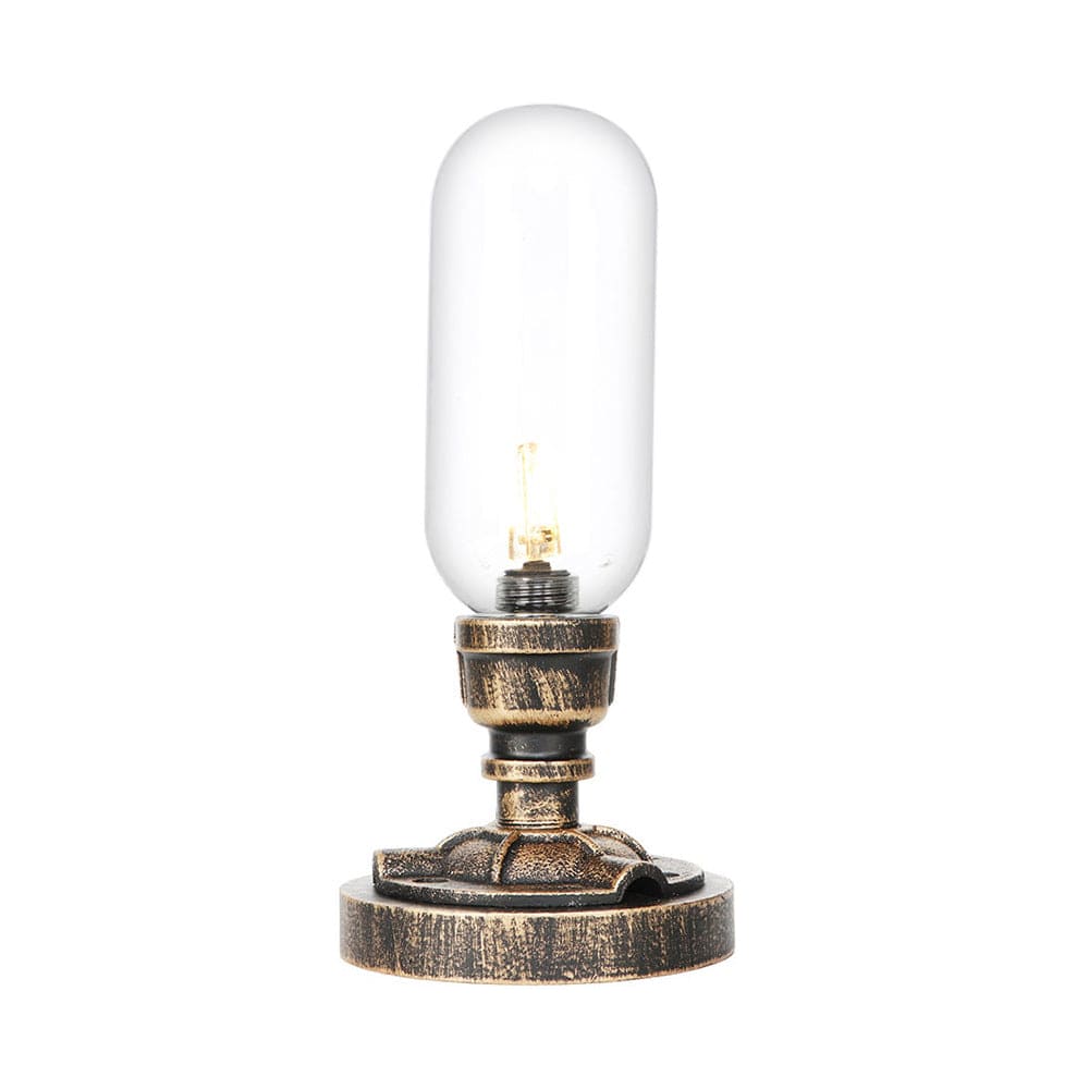 TechLicht - Moderne Tafellamp met Industrieel Design en Metalen Pijp voor Unieke Verlichting