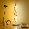 SpiralLicht - LED Witte Spiraalvormige Tafellamp | Moderne Verlichting voor Elk Interieur