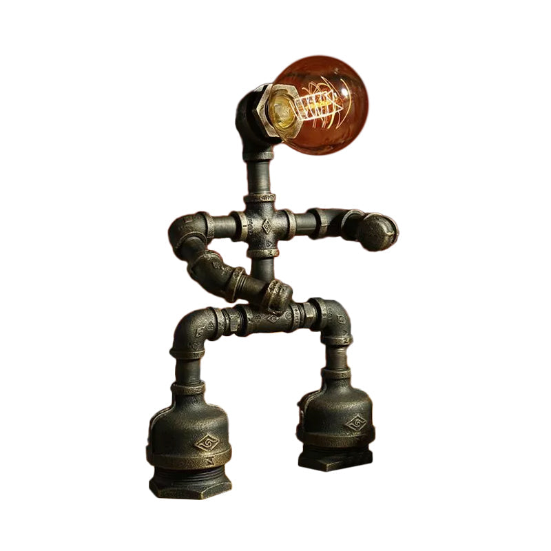 RoboGlow - Cyberpunk Robot Tafellamp voor Unieke Sfeerverlichting